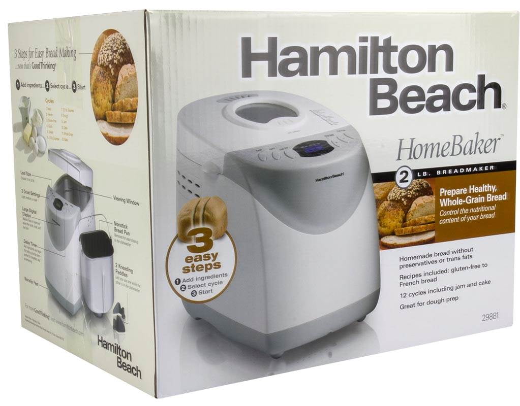 Making my First Loaf of Bread with my New Hamilton Beach Breadmaker 