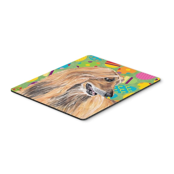 "Afghan Hound Easter Eggtravaganza Mouse Pad Hot Pad or Trivet"