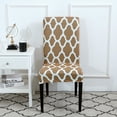 thumbnail image 3 of 1/4/6 Pieces Polyester Stretch Dining Room Chair Covers Washable Seat Slipcovers Elegant Printed Home Wedding Banquet Decor, 3 of 5