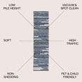 thumbnail image 4 of JONATHAN Y MOROCCAN HYPE 2 x 8 Runner Rug, Khalil Berber Stripe - Cream/Navy, MOH207E-28, 4 of 9