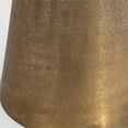 thumbnail image 6 of Maklaine Contemporary Accent Aluminum Table in Antique Brass, 6 of 6