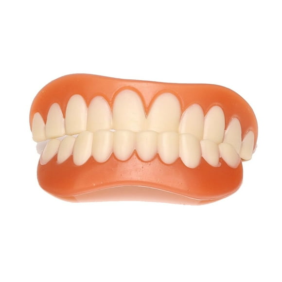 Silicone Simulation Teeth Brace Top And Bottom Whitening Tooth Cap Instant Cosmetic Teeth Cover Fix Cap