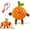 Orange, variant on Musical Sensory Toy, Interactive Plush, Dual‑Mode Skin‑Touch Activated Sound Toy, Fruit‑Shaped for Shared Play & Holiday Gifting