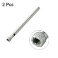 thumbnail image 3 of Uxcell 4mm Diamond Glass Hole Saw Core Drill Bits Nickel Plated 2 Pack, 3 of 6