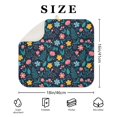 thumbnail image 4 of Pioneer Flower Floral Print Pattern Kitchen Dish Drying Mat 1 Pack, Ultra Absorbent Microfiber Drainer Mat, 16"x18", 4 of 6
