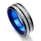 thumbnail image 2 of Anillos de acero inoxidable azul negro para hombres Tan Jianjun  unisex, 2 of 2