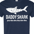 thumbnail image 4 of Inktastic Daddy Shark with Distressed Text T-Shirt, 4 of 5