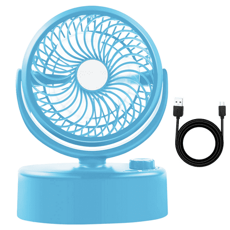 

Desk FanMini USB Charging Fan Automatic Shaking Head Rotation Perfect Small Personal Fan Portable Air Conditioner Fan Personal