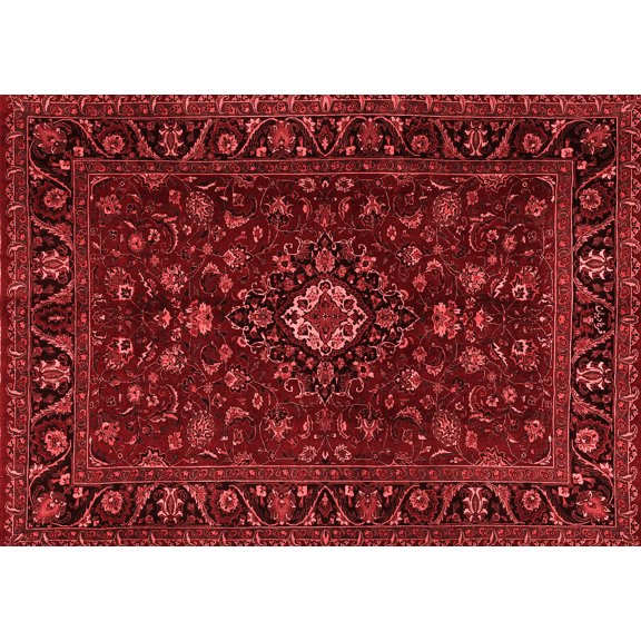 Ahgly Company Indoor Rectangle Persian Red Traditional Area Rugs, 5' x 7'