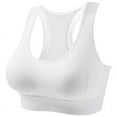 thumbnail image 6 of Everyday Bras for Women Womens Bras No Underwire plus Size Large Size Bras plus Size Sports Bra Bra to Make Look Smaller Bras Womens Bras Push up No Underwire plus Size Sports Bra for Women White L, 6 of 6