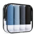 thumbnail image 2 of Callipe 4Pcs/Set 90ML Travel Refillable Bottle Portable Leak Proof Reusable Lotion Shampoo Mouthwash Cosmetic Squeeze Bottle Empty Toiletries Container, 2 of 8