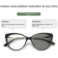 thumbnail image 4 of Gafas retro de ojo de gato con protección contra la luz azul, gafas de metal que cambian de color, gafas de cara simple a la moda que se pueden equipar con marco de gafas de ojo de gato para miopía, 4 of 5