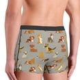 thumbnail image 3 of Disketp Cute Dog Men's Boxer Briefs,Soft and Breathable Cotton Underwear with ComfortFlex Waistband, 3 of 7