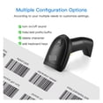 thumbnail image 3 of Scanner de Codes-Barres Sans Fil 1D 2-en-1 2.4G avec Récepteur USB, Fonctionne avec PC, Performance de Scannage Excellente, 3 of 5