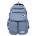 thumbnail image 1 of Casual Student Backpack Fashion School Bags Large Capacity for Vacations (Blue), 1 of 10