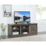 Marabell Home Caro Farmhouse Media TV Console Table/Hallway Storage Cabinet (Reclaimed Barnwood)