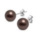 thumbnail image 3 of Aretes Zvezda Crystals Pearls Velvet Brown plata .925 Zvezda ZAR-PRL8-VEL-P, 3 of 3