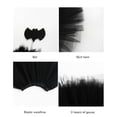 thumbnail image 1 of Disfraz de Halloween para niñas BuyWeek 4 piezas Murciélago Sombrero Varita Alas de murciélago Falda de malla Negro, 1 of 7