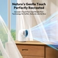 thumbnail image 3 of Aecooly Chic 01 Lite Desk Fan - 100-Speed Touch Control, 4000mAh Battery, Quiet Digital Display, Small Table Fan for Bedroom, Office & Travel, 3 of 9