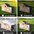 thumbnail image 6 of Apooke Rabbit Hutch Cover Dust Proof Moisture Resistant Cage Covers for Pet House, 6 of 11