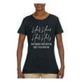 thumbnail image 2 of Half Hood Half Holy Pray With Me Womens Graphic T-Shirt, Black, Small, 2 of 3