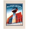 2012 Giants vs. Patriots 10.5" x 14" Matted Super Bowl XLVI Program Print