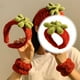 thumbnail image 4 of Diadema adorable y versátil con forma de fresa: ideal para fiestas, disfraces, accesorios de fotografía, lavarse la cara y maquillarse. Suave y cómoda para peinar., 4 of 6
