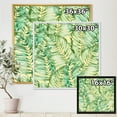 thumbnail image 4 of Designart 'Tropical Green Leaves of Monstera' Tropical Framed Canvas Wall Art Print, 4 of 5
