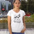 thumbnail image 4 of Steamboat Willie There is Nothing Like a Classic Women's V-Neck T-shirt Vintage Cartoon Mouse Retro Steam Boat Timeless Tee, 4 of 7