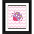 thumbnail image 1 of Robinson, Tamara 12x14 Black Ornate Wood Framed with Double Matting Museum Art Print Titled - Chevron Lovebug I, 1 of 4