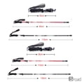 thumbnail image 5 of Ultralight Adjustable Folding Trekking Poles, 5-Section Aluminum Alloy Anti-Shock Hiking Sticks For Outdoor Climbing, Hiking, Snow Walking And Trekking, 5 of 8