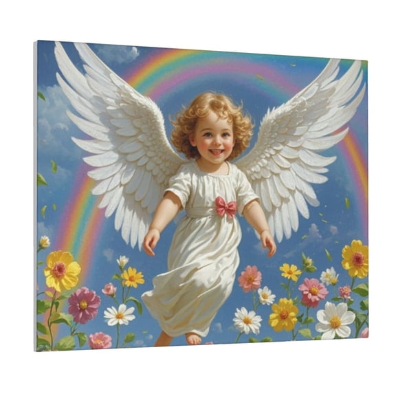 Chic Canvas Wall Art, Beloved Angel Canvas Wall Art Posters For Room Aesthetic, Canvas Decorative Painting Canvas Art Prints Ready To Hang Home Decorations