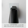 thumbnail image 5 of Yamazaki Home Traceless Adhesive Magnetic Cup, Black, ABS Plastic, 200ml, Adhesive, No Assembly, 5 of 7