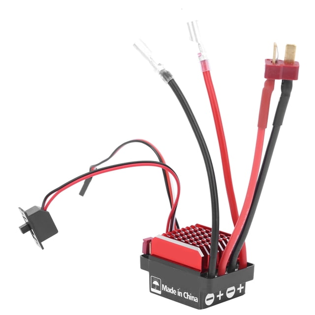 Bidirectional ESC, Aluminum Alloy Heat Dissipation, Multiple Protections for RC Crawler Car, 1/10 RV Overland Car