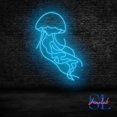 thumbnail image 3 of Shinelab Jellyfish Neon Sign, Sea Jellyfish Led Sign, Jellyfish Lover Gifts, Sea Animal Wall Art Decor 664, 3 of 5