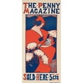 thumbnail image 3 of Ethel Reed 11x18 Black Modern Framed Museum Art Print Titled - The Penny Magazine, Sold Here (1890-1920), 3 of 5