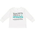 thumbnail image 3 of Inktastic Ovarian Cancer Being Strong Girls Long Sleeve Toddler T-Shirt, 3 of 5