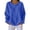 #0279-Blue, variant on Long Sleeve Shirts for Women Crewneck Waffle Knit Solid Color Blouses Daily Wear Cozy Gatherings Sweaters Tops Gift
