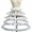 White four circle l, variant on Petticoat Cage Crinoline Wedding Accessories 2/3/4/5 Hoops for Women Girls