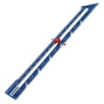 thumbnail image 3 of Aluminum Quilting Ruler, Safe Wear-resistant Sliding Gauge Practical Convenient  For Positioning For DIY Craft For Measurement For Household Silver,Blue, 3 of 8