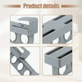 thumbnail image 4 of Pull-Out Type Retractable Clothes Rack, Closet Rod Extender, Closet Rods for Hanging Clothes, Heavy Duty Closet Rod, Pull Out Closet Rod (Grey), 4 of 7