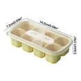 thumbnail image 3 of Yyuenw Ice Maker Box, Reusable Storage Snack Containers with Lid, Easy-release Ice Block Molds for Ice Cream Refrigerator, Stackable for School, Work, Home and Travel, 3 of 5