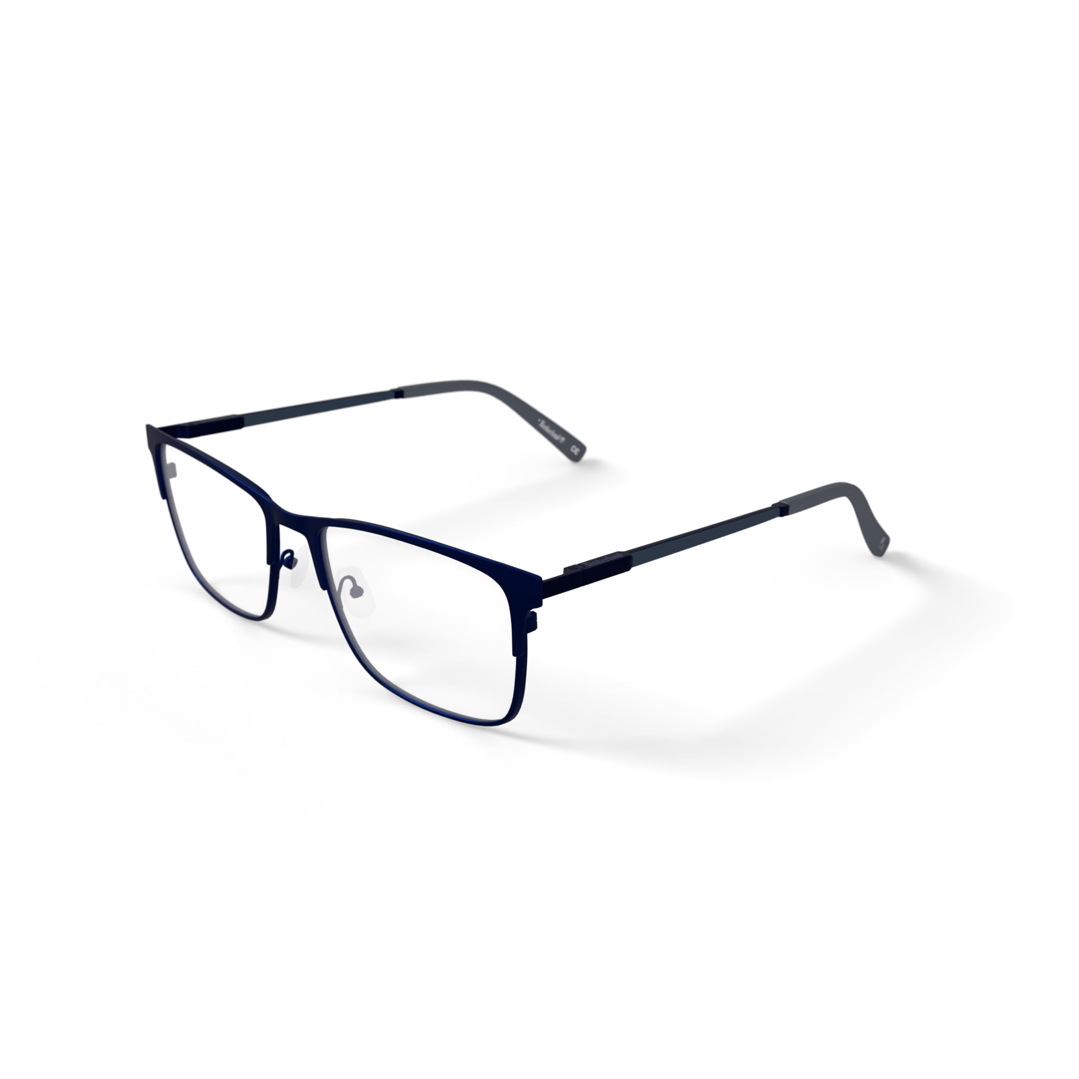 Timberland Men's TB1810-1 Square Prescription Eyeglasses with Case, Blue