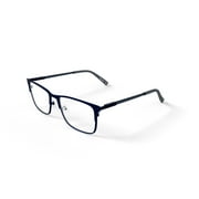 Timberland Men's TB1810-1 Square Prescription Eyeglasses with Case, Blue