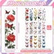 thumbnail image 2 of 30 unidades de pegatinas de transferencia UV DTF para marcadores, con diseño de mariposas y flores, para mujeres y hombres, resistentes al agua (no se incluyen marcadores en blanco)., 2 of 9