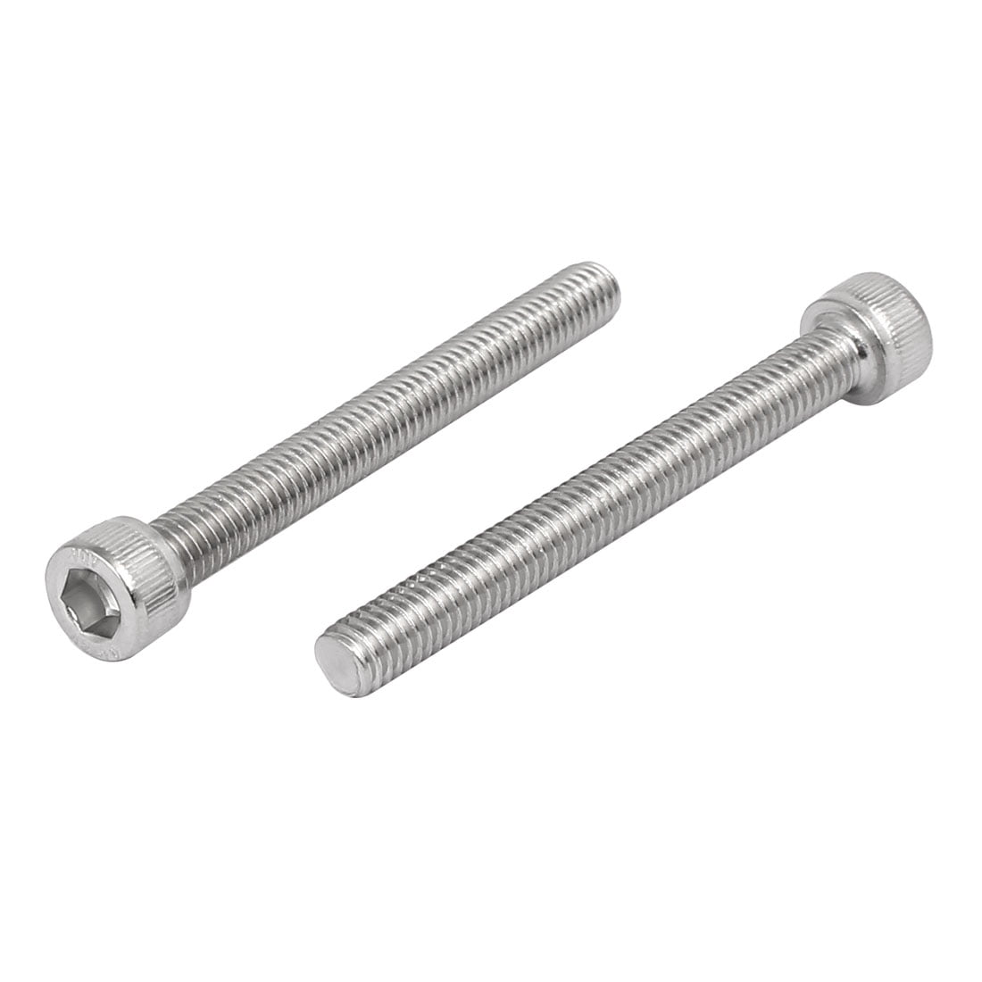 M6 x 60mm Thread 304 Stainless Steel Hex Socket Head Cap Screw Bolt