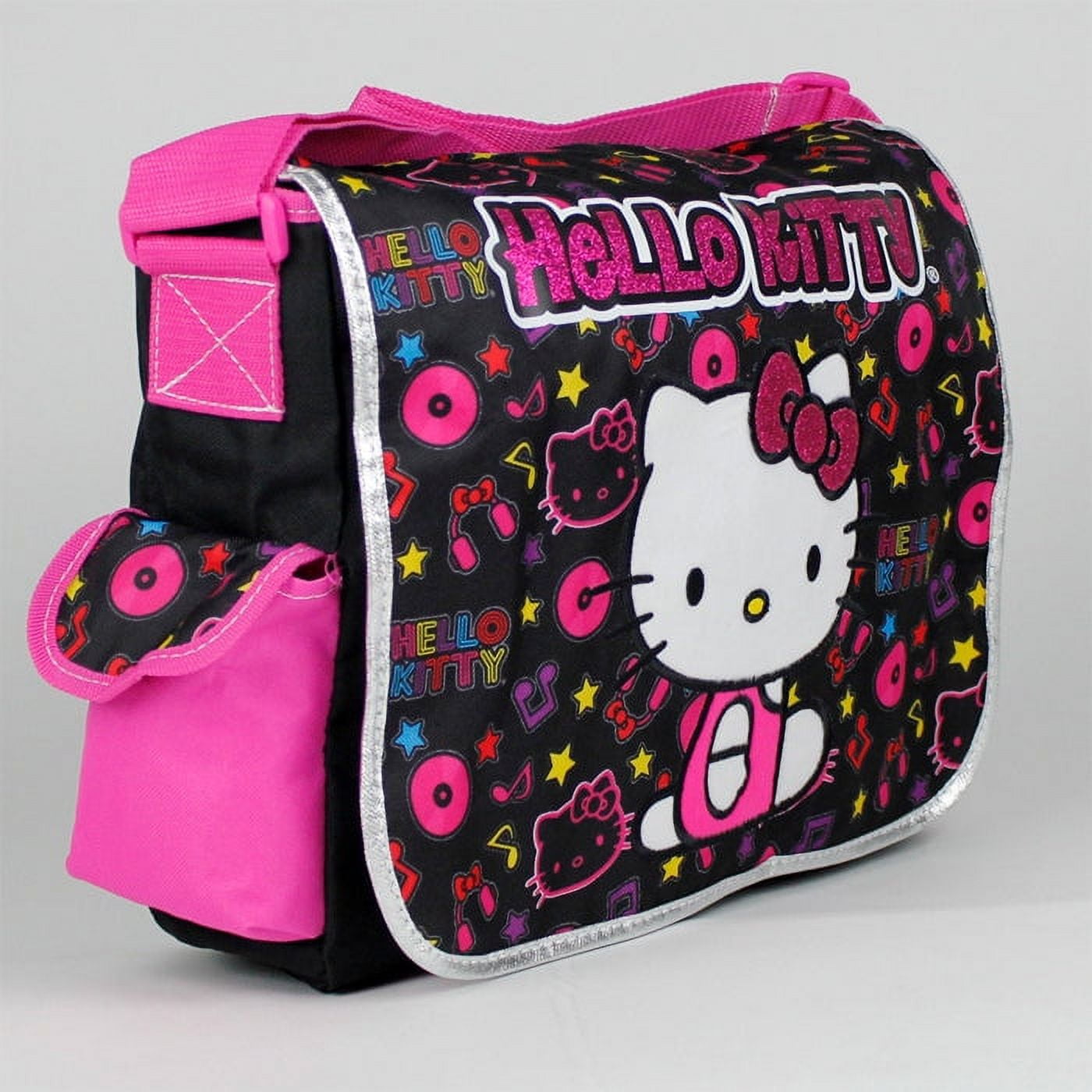 Messenger Bag - Hello Kitty - Musical Black New 828216 