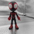 thumbnail image 4 of Figura de acción de superhéroe Spidey y sus amigos increíbles, Spiderman, Miles Morales, modelo coleccionable, juguetes para niños, regalos（YELLOW，, 4 of 5