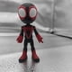 thumbnail image 4 of Figura de acción de superhéroe Spidey y sus amigos increíbles, Spiderman, Miles Morales, modelo coleccionable, juguetes para niños, regalos（Negro，, 4 of 5