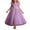 A-Light Purple654, variant on Girls Long Dress Bow Party Pageant Tutu Rainbow Maxi Dress Carnival Dance Performance Ball Gowns For Kids 7-12 Years Versatile Dresses